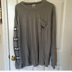 ✖️SOLD✖️2 PINK Victoria's Secret Long sleeves